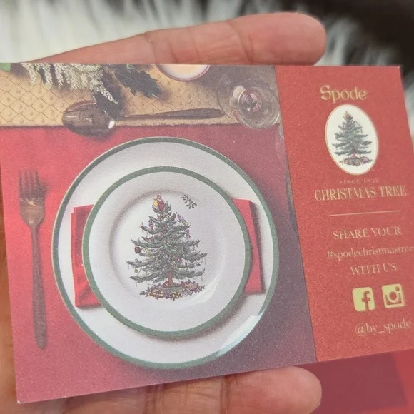Spode Christmas Tree Bless This Home Tray - NWT - Picture 13 of 13